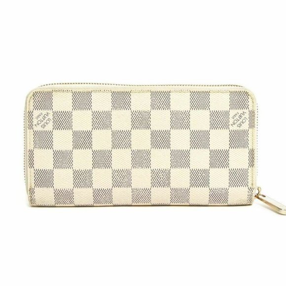 Authentic Louis Vuitton Damier Azur Canvas Zippy Organizer Wallet - Picture 1 of 10